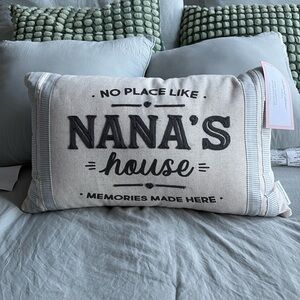 Cupcakes and cashmere No Place Like Nanas House decorative pillow